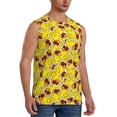 thumbnail image 2 of Bixox Men's Duck with Star Sunglasses Printed Shirt Sleeveless Fitness Tank Top-XX-Large, 2 of 7