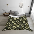 thumbnail image 6 of KLL Sunflowers Print Fleece Throw Blanket, Horizontal Fleece Bedding Cute Soft Blankets Comfy Fleece Flannel Plush Home Decor for Couch & Bed -80"x60", 6 of 9