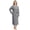 Gray, variant on Women's Shawl Collar Bathrobe, Soft Long Towel Robes for Women(White,S/M)