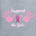 thumbnail image 6 of Wild Bobby Support The Girls Funny Hope Breast Cancer Awareness Women Graphic Long Sleeve T-Shirt, Heather Grey, Small, 6 of 6