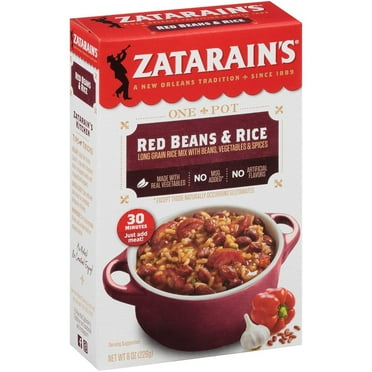 ( 2 Pack )Zatarain's Orleans Style Red Beans & Rice Dinner Mix 8oz Box