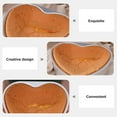 thumbnail image 2 of Mobutofu Heart Baking Pan for Baking 1 PCS Aluminium Alloy Microwave Use, 2 of 8