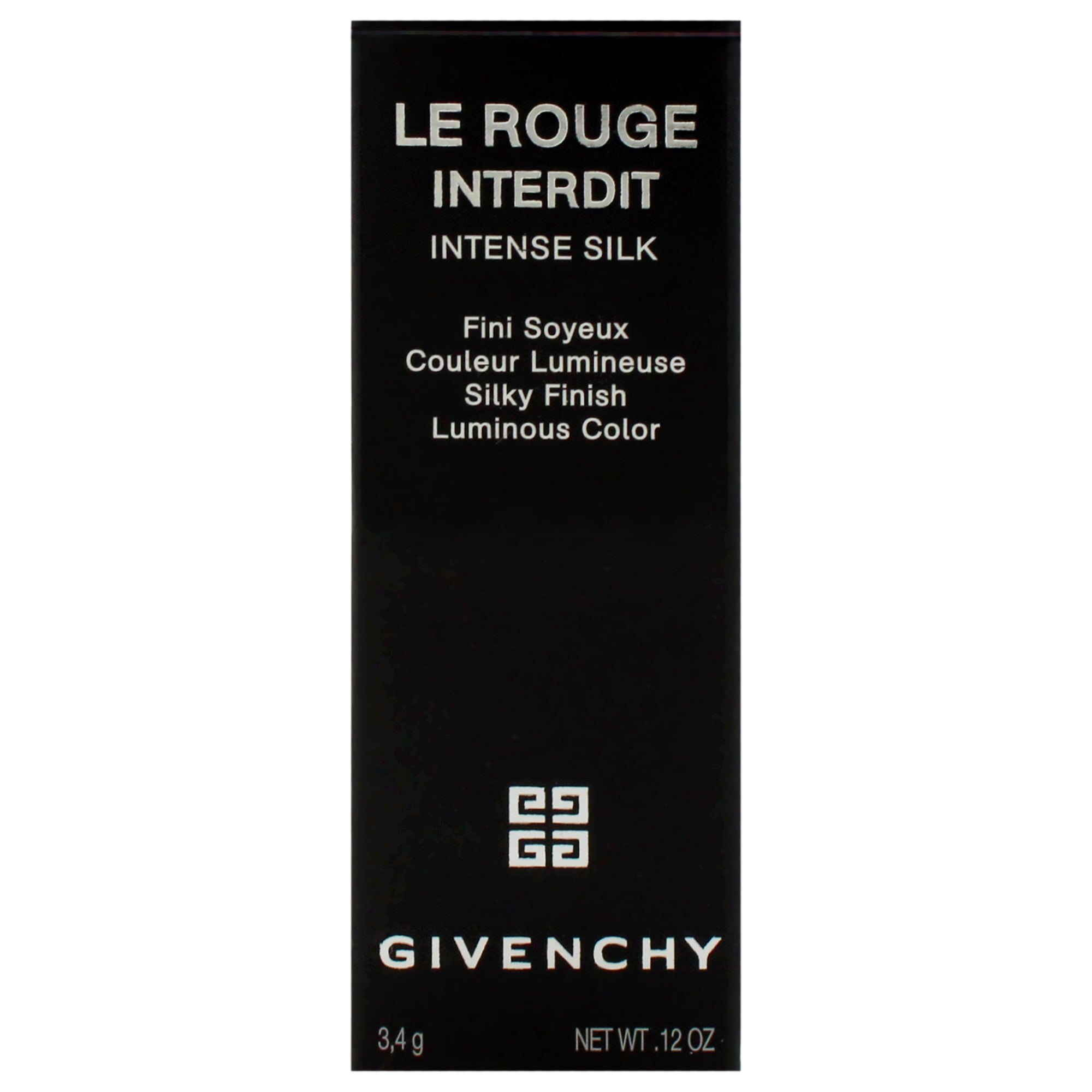 Le Rouge Interdit Intense Silk Lipstick - 307 Grenet Initie by Givenchy for Women - 0.12 oz Lipstick (Refillable)