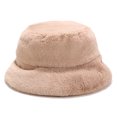 thumbnail image 2 of Diufon Women's Winter Warm Bucket Hat Ladies Plush Windproof Solid Color Wool Hats Outdoor Fisherman Hats, 2 of 5