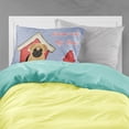 thumbnail image 2 of Carolines Treasures BB2761PILLOWCASE Dog House Collection Pug Brown Fabric Standard Pillowcase Standard multicolor, 2 of 2