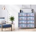 thumbnail image 4 of Sorbus Dresser with 8 Drawers - Furniture Storage Chest Tower Unit for Bedroom, Hallway, Closet, Office Organization - Steel Frame, Wood Top, Easy Pull Fabric Bins (8-Drawer, Blue), 4 of 8