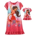 thumbnail image 2 of Disney Ariel Nightshirt for Girls Blue, Pink, Size: 6, 2 of 4