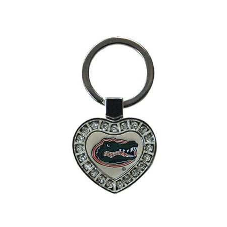- University Of Florida Metal Heart Keychain