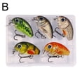 thumbnail image 4 of Mini Crankbait Fishing Lures Kits Swimbait Wobbler Hard Baits for Bass Trout M7, 4 of 7