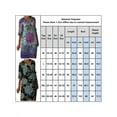 thumbnail image 2 of Enwejyy Women Ethnic Print Contrast Color Three-Quarter Sleeve Mini Casual Dress, 2 of 2