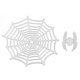 thumbnail image 1 of 2 plantillas de corte con temática de Halloween, plantillas de telaraña para repujado, 1 of 6