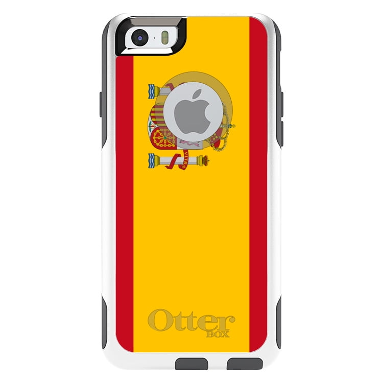 DistinctInk Custom White Grey OtterBox Commuter Series Case for Apple iPhone 6...