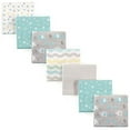 thumbnail image 2 of Luvable Friends Baby Cotton Flannel Receiving Blankets, Basic Elephant 7-Pack, One Size, 2 of 2