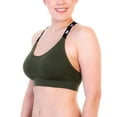 thumbnail image 3 of Angelina Seamless Bralette with Star Pattern Elastic Straps (6-Pack), 3 of 6