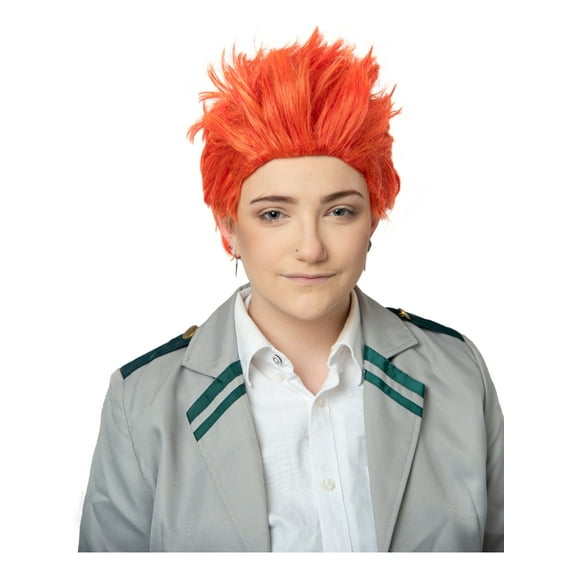 Karnival Costumes Adult's Anime Hero Red Spike Wig Costume Accessory