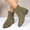 Army Green, variant on IEMIEMIEM Women's Faux Suede Ankle Boots Side Zipper Chunky Block Low Block Heel Comfortable Round Toe Casual Fall Winter Daily Booties Black 5.5 Wide