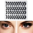 thumbnail image 2 of Boc 20 Pairs Natural Thick False Eyelashes 6D Faux Mink Hair Lashes Makeup Tools, 2 of 10