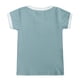 thumbnail image 4 of Ropa De Bebé (Niño O Niña) Traje De Niño Pequeño Verano Acanalado Top De Manga Corta Pantalones Cortos Conjunto De Dos Piezas Azul Claro Odeerbi LM103-10419, 4 of 8
