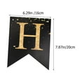 thumbnail image 2 of FOMIYES Festival Decorations 1Set Paper New Year Themed Hanging Decor Rectangular Black, 2 of 8