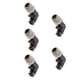 thumbnail image 5 of Conector de codo de rosca universal de 5 piezas Montaje de acopdor rápido de -L4-02 Baoblaze Conector de codo de rosca macho, 5 of 8