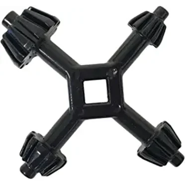 Large 4-Way Drill Chuck Key (Sizes 5, 6, 7 and 8)