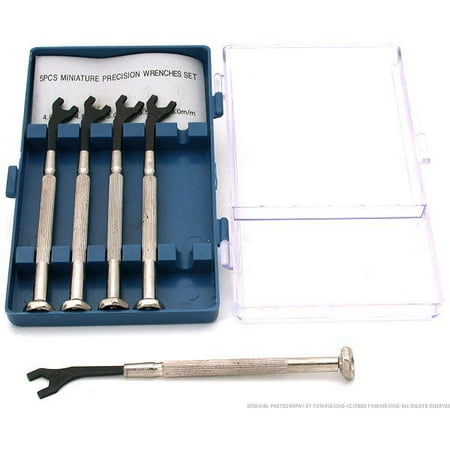 

5pc Precision Metric Wrench Set Clockmakers Model Tools