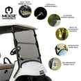 thumbnail image 3 of MODZ® Golf Cart Windshield for EZGO TXT48 Golf Carts - Tinted, 3 of 10