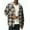 NavyBeigeWhite, variant on SPEEDRUN Men Casual Button Down Flannel Hoodies, Men's & Big Men's Hooded Flannel Shirt with Long Sleeves for Spring and Autumn, Single-layer without fleece, Sizes M-3XL