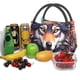 thumbnail image 3 of Fotbe Colorful Wolf Head A Bolsa Térmica Portátil con Estampado, Bolsa de Entrega de Alimentos Aislada, Bolsa Reutilizable de Gran Capacidad para Comidas y Supermercado, 3 of 6