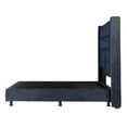thumbnail image 4 of Box Base Cama Matrimonial + Cabecera Titan Azul Marino Dicasa  Niza, 4 of 8