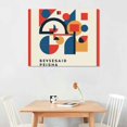 thumbnail image 2 of Orinice  Vintage Bauhaus Poster - Retro Geometric Print - Mid Century Art - Gift for Him, Her, Men, Women - Colorful Abstract Decor for Office, Living Room, Bedroom  16x12in, 2 of 6