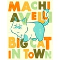 thumbnail image 2 of Men's Luca Machiavelli Big Cat in Town Graphic Tee Beige 2X Large, 2 of 4