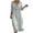 A-Gray, variant on Summer Dresses for Women Fashion Casual V-Nek 3/4 Sleeve Solid Mid-Calf Dress A-Line Casual Loose T-Shirt Beach Sundress