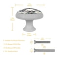 thumbnail image 5 of Koala Fluorescent Drawer Pulls with Screws, Round 4-Pack, Glow-in-the-Dark Cabinet Hardware: Crystal Knobs, Dresser Knobs - Suitable for Cabinets,and Dressers Furniture Decor, 5 of 6
