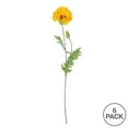 thumbnail image 2 of Vickerman FD180237 28 in. Yellow Poppy Spray, 2 of 3