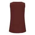 thumbnail image 3 of Hfolob Camisole Tops for Women Summer Fashion Round Neck Solid Color Loose Sleeveless With Suspender Cami Shirts, 3 of 3