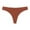 Orange, variant on BLVB Seamless Underwear for Women No Show Ice Silk Bikini Briefs Breathable Hipster Wavy Panties for Ladies