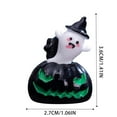 thumbnail image 2 of Halloween Home Witch Pumpkin Resin Desktop Ornament Mini Craft for Living Room and Bedroom Holiday, 2 of 3