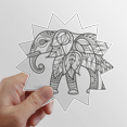 thumbnail image 1 of Calcomanías Solares De Vinilo Pintar Elefante Amigo Diente, 1 of 3