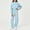Blue, variant on NAISIBABY Girls Outfit Sets Size 12,Long Sleeve Elastic Sweatshirts&Sweatpants Casual 2-Piece Sets Pink