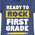 thumbnail image 3 of Instant Message - Ready To Rock First Grade - Toddler And Youth Girls Short Sleeve Graphic T-Shirt, 3 of 6