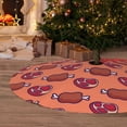 thumbnail image 6 of Yiaed Cartoon Meat Print Christmas Tree Skirt , Tree SkirtsTree Mat for Christmas Winter Holiday Indoor Decorations-36", 6 of 7