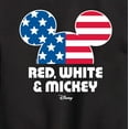 thumbnail image 3 of Disney - Americana - Red White And Mickey - Toddler And Youth Crewneck Fleece Sweatshirt, 3 of 5