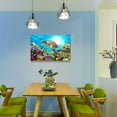 thumbnail image 3 of Hieng Large Wall Decor For Living Room Inspiration Canvas Wall Art For Bedroom Room Kitchen Wall Decoration Abstract Leaves Wall Paintings Artworks Office Wall Pictures （Only canvas）, 3 of 6