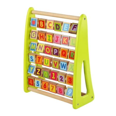 STARTIST Montessori Toys, Abacus Wooden Counting Frame Educational Counting Numbers Early Learning Toys Letter Mathematics Baby Gifts for Children,
