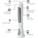 thumbnail image 3 of Ventilador de Torre Oscilante Honeywell HYF260W 5 Velocidades Con control Remoto Honeywell HYF260W, 3 of 5