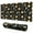 Black Sun Moon, variant on Long Mouse Pads for Desk,Red Skull Flower Cross Pattern Desk Mats on Top Of Desks, Desk Mouse Pad Extra Large with 3mm Non-Slip Base and Stitched Edge for Gaming,Office,Work,Home 31.5"x11.8"