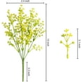thumbnail image 7 of Sinhoon 6 Bundles Artificial Baby Breath Flowers Fake Gypsophila Bouquets Fake Real Touch Flowers for Wedding Decor DIY Home Table Party Decoration (Yellow), 7 of 7