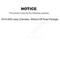thumbnail image 2 of TOR Rear Suspension Stabilizer Bar Link Kit for Car 2014-2023 Jeep Cherokee Without Off Road Package - Left Right Side (Driver Passenger) KTR-104227, 2 of 2
