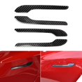 thumbnail image 4 of Fibra De Carbono Manija Exterior Del Coche Pegatina Decorativa Tiras Anticolisión Tira Protectora Antiarañazos Para Tesla Modelo 3 4 Uds, 4 of 6